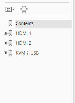PDF catalogue  - contents table in Acrobat Reader