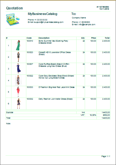 How to prepare a quotation for prices