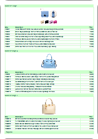 Price list example, grouping