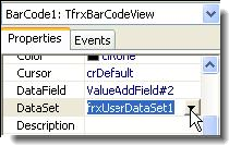 Set value for barcode