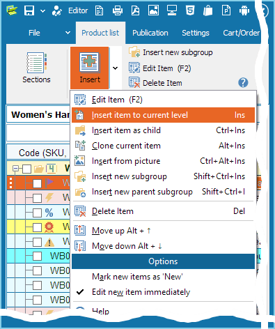 Fill and  Create a PDF catalog - base form