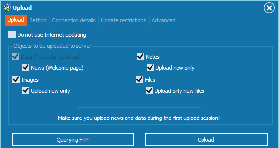 Upload Wizard for Windows Media Catalog