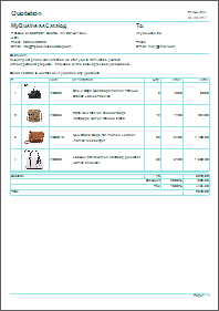 business proposal template  with image 